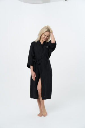 LINEN DRESSING GOWN