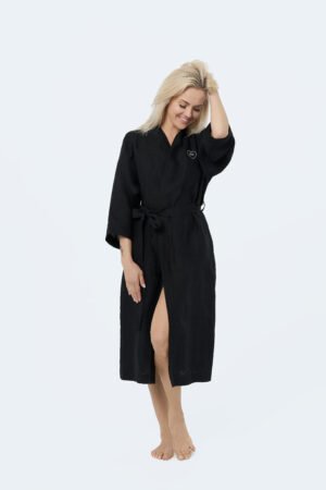 LINEN DRESSING GOWN